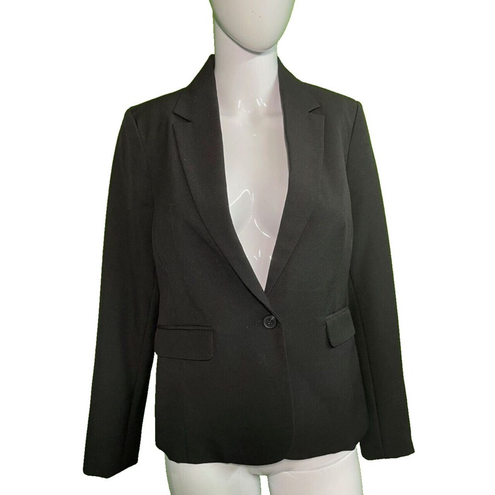 NEW Worthington Women's Petite Medium Black Suit Jacket Blazer NWT Womens
